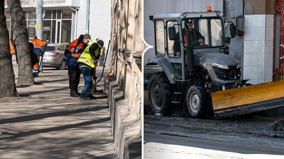прибирання, толока, вулиці, тротуари, сміття, сніг, місячник, благоустрій