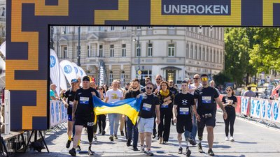 Українські ветерани відкривають півмарафон