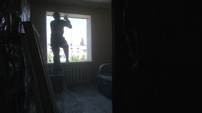 Пошкоджений ракетою будинок в Умані Пошкоджений ракетою будинок в Умані