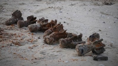 Черкаські рятувальники обстежили мілину Дніпра, де знайшли боєприпаси Черкаські рятувальники обстежили мілину Дніпра, де знайшли боєприпаси