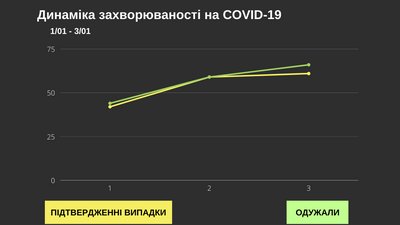 За добу коронавірус підтвердили у 61 буковинця: географія поширення За добу коронавірус підтвердили у 61 буковинця: географія поширення