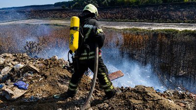Гасіння пожежі на відкритій території. Кіровоградська область, 18 серпня 2026 року