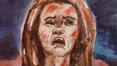 Черкаська художниця зобразила військові злочини російських солдатів Черкаська художниця зобразила військові злочини російських солдатів