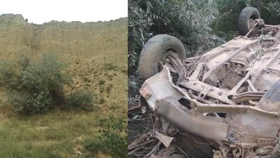 На Одещині автівка з'їхала зі схилу, двоє людей травмувалися