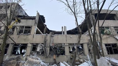 Наслідки обстрілу Мирнограда 10 січня