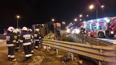 Аварія у Польщі за участі водія з Тернопільщини могла статися через ожеледицю