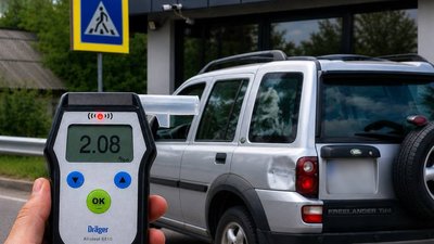 Рівень алкоголю перевищував норму у 10 разів: у Кіптях зупинили Land Rover