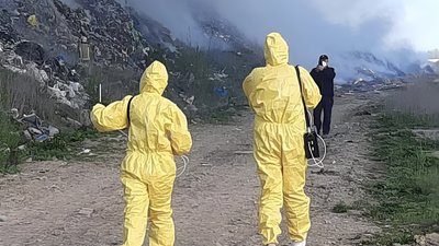Пожежа, сміттєзвалище, Старобогородчанська громада, Франківщина