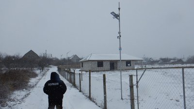 На Одещині невідомі "замінували" електроопори На Одещині невідомі "замінували" електроопори