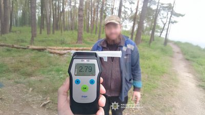 П'яний тракторист на Чернігівщині, в якого рівень алкоголю у 14 разів вище за норму