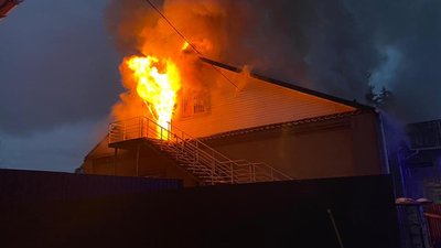 На Рівненщині горів магазин вело-мото-запчастин На Рівненщині горів магазин вело-мото-запчастин