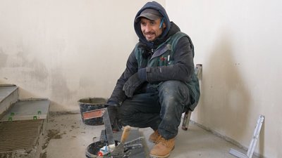 Працівник на будівництві
