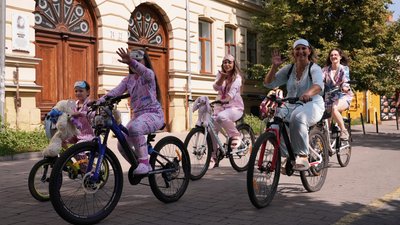 Велопарад дівчат, Франківськ, велосипеди, спорт, підтримка, допомога