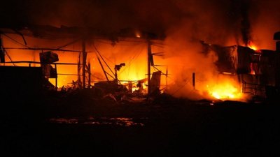 обстріл Запоріжжя, 25 серпня, російський безпілотник, пожежа, російська атака