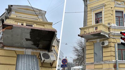 Сховали від холоду: в якому стані балкон Харківського худмузею Сховали від холоду: в якому стані балкон Харківського худмузею