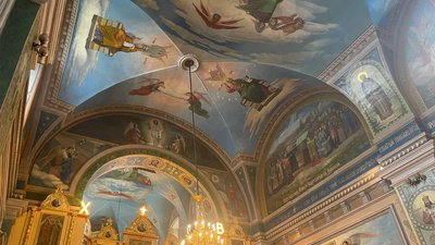 Стінопис та іконографія у Свято-Миколаївському соборі ПЦУ Стінопис та іконографія у Свято-Миколаївському соборі ПЦУ