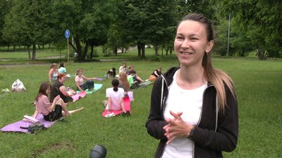 У Рівному проводять заняття з йоги для переселенців