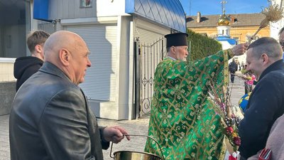 Житомир, Вербна неділя, освячення, верба, храм, церква, релігія