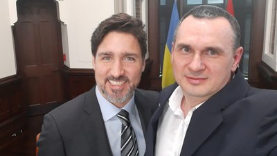 Сенцов зустрівся з Трюдо