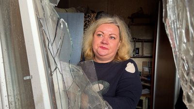 Наталя розповідає про удар російських бомб по Слов'янську
