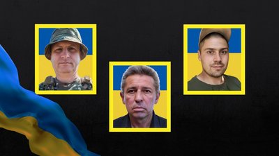Зліва направо: Валерій Лисенко, Володимир Пиріг та Максим Гаращенко