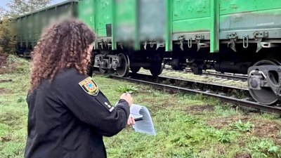 Наїзд потяга на чоловіка, Хаджибейський район, залізниця