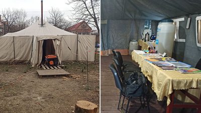 Гріються та заряджають телефони. У Кропивницькому в мобільних пунктах обігріву побільшало відвідувачів