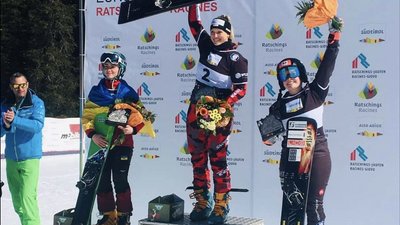 19-річна українка Гапатин здобула перше "срібло" на Кубку Європи зі сноубордингу