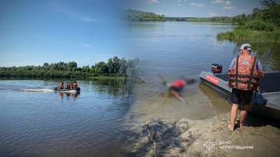 Тіло чоловіка підняли рятувальники з Десни у Чернігівському районі 