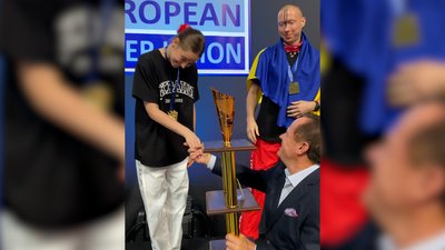 Іванофранківка Юлія Лека стала чемпіонкою Європи з черлідингу Іванофранківка Юлія Лека стала чемпіонкою Європи з черлідингу