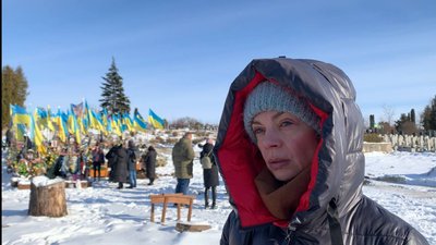 Олена, дружина побратима бійця Андрія Лотвіна Олена, дружина побратима бійця Андрія Лотвіна