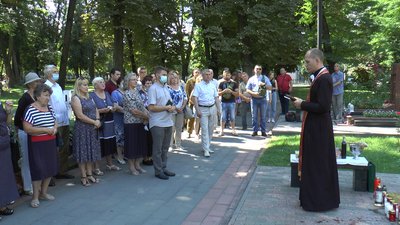 У Франківську вшанували пам’ять загиблого на Сході військового Юрія Барана У Франківську вшанували пам’ять загиблого на Сході військового Юрія Барана