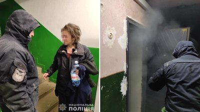 Ужгородські поліцейські врятували жінку під час пожежі