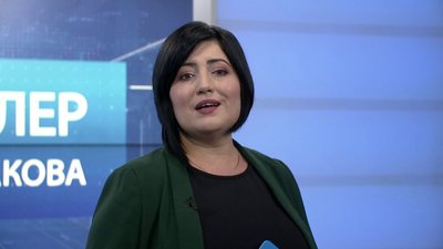 Ведуча телеканалу "Міллєт" Айше Шулакова
