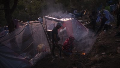 У Греції в таборі біженців спалахнула пожежа