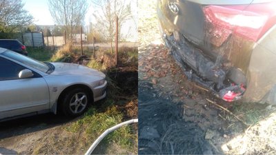 Через пожежу сухої трави у Львові пошкоджено два автомобілі