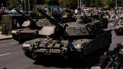 Бойові танки Abrams M1A1