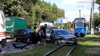 У Вінниці через ДТП частково перекрили рух трамваїв