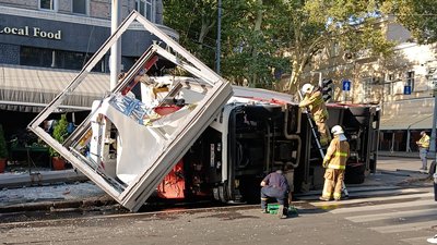 ДТП, пожежний автомобіль, пожежний автомобіль перекинувся в Одесі