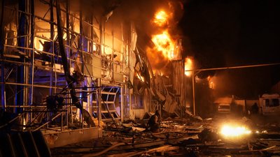 Атака РФ на Одесу ввечері 12 лютого 2026 року, пожежа, ДСНС