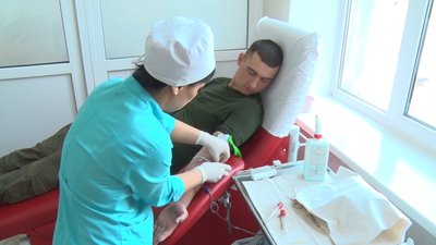 Миколаївські нацгвардійці долучились до благодійної здачі крові
