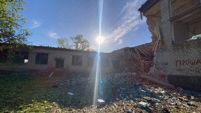 Обстріли Херсонщини, зруйнована школа