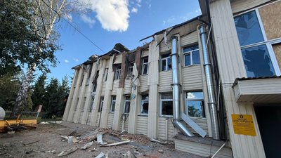 Наслідки влучання БпЛА «Молнія»