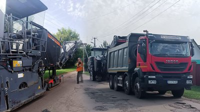 Ремонт доріг у Бахмацькій громаді на Чернігівщині