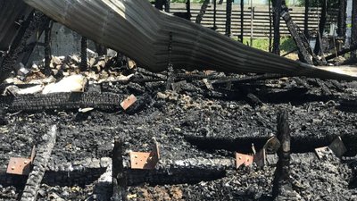 У Тернополі горів дачний будинок