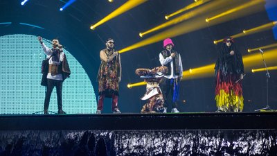 Гурт Kalush Orchestra провів першу репетицію на сцені "Євробачення-2022"