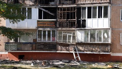 Будинок у Краматорську після російської атаки