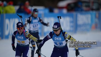 Кубок світу з біатлону. Український квартет фінішував у топ-6 жіночої естафети