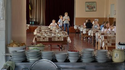 Харчування школярів у Решетилівці під час карантину Харчування школярів у Решетилівці під час карантину