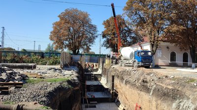 У Волновасі будують підземний перехід від залізничного вокзалу до міста